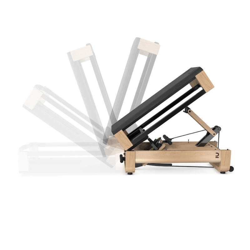 Self-Powered Folding Wooden Bench and Rowing Machine