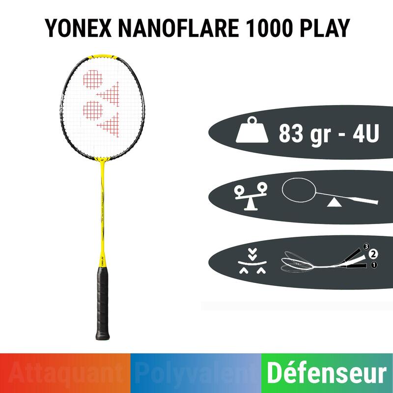 Raquette Yonex Nanoflare 1000 play jaune