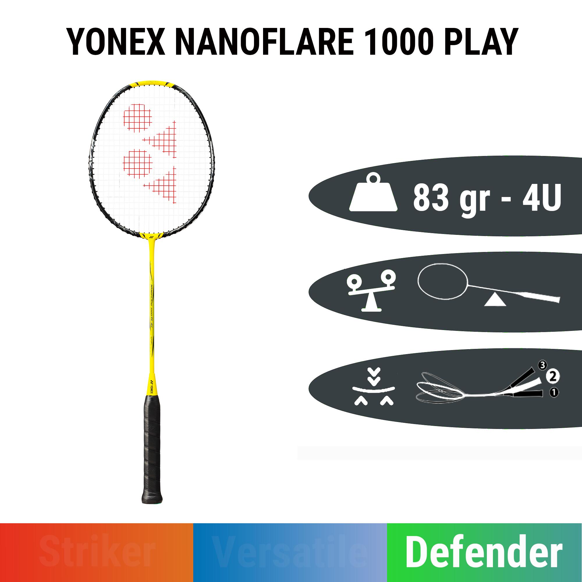 Racket Nanoflare 1000 Play - Yellow 2/4