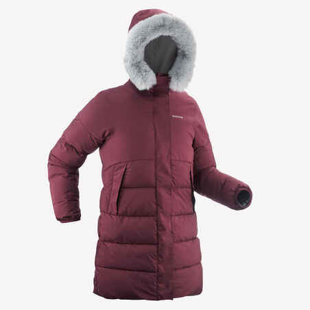 CHILDREN'S SH500 WARM AND WATERPROOF HIKING JACKET -8°C - AGE 7-15