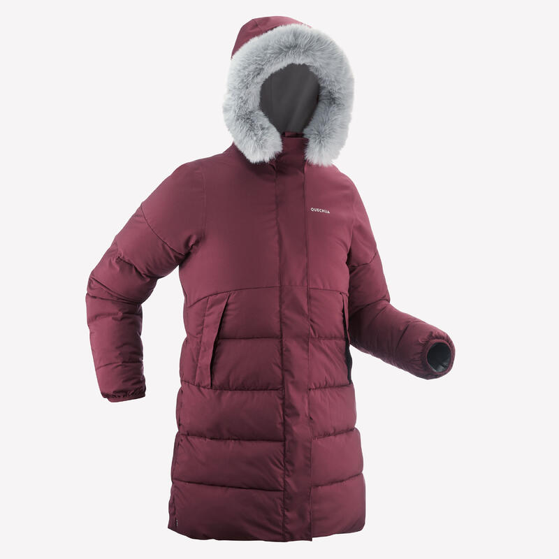 Çocuk Outdoor Şişme Mont - 7/15 Yaş - Bordo - NH500