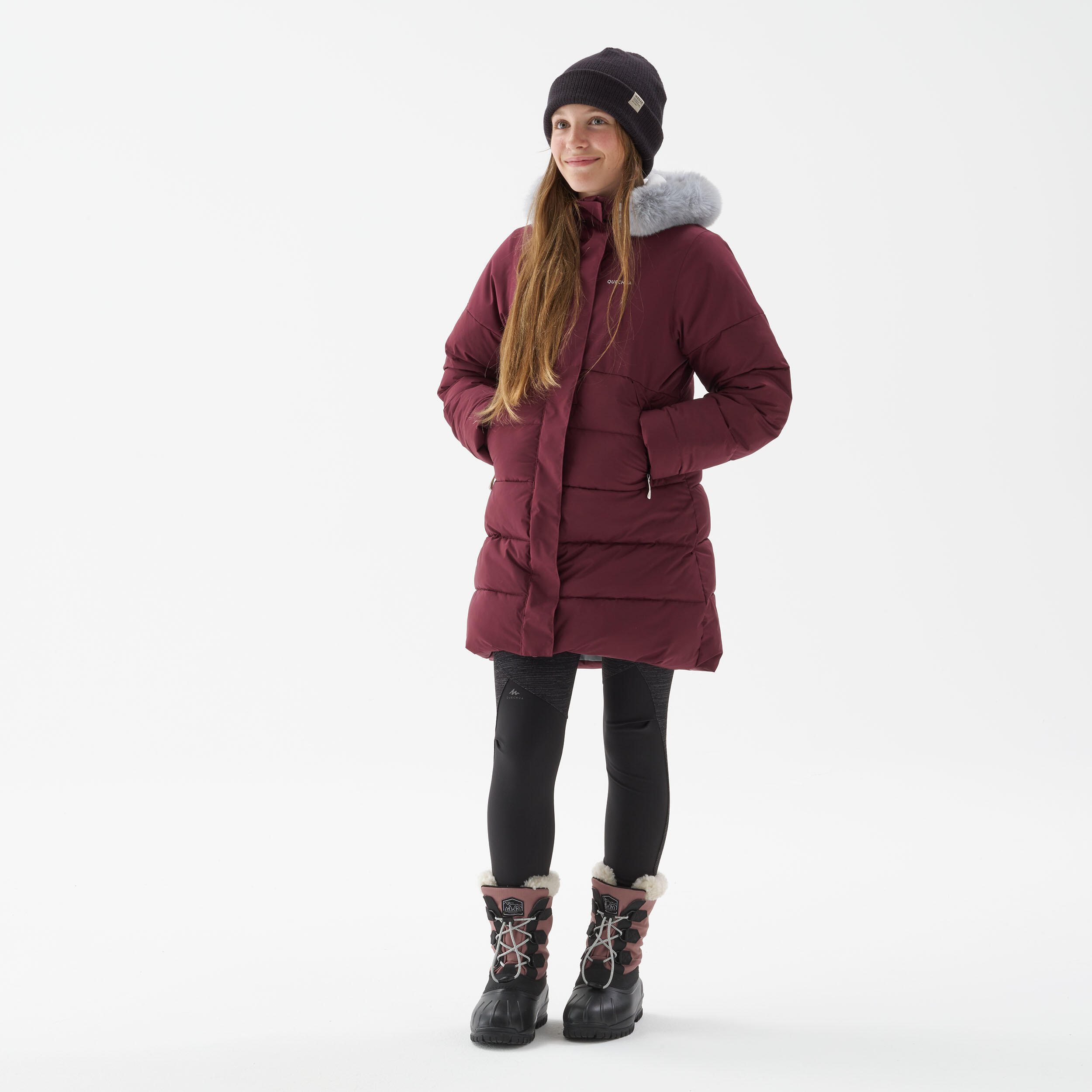 Abrigo de montaña y nieve impermeable Niños 7-15 años Quechua NH500 3/7