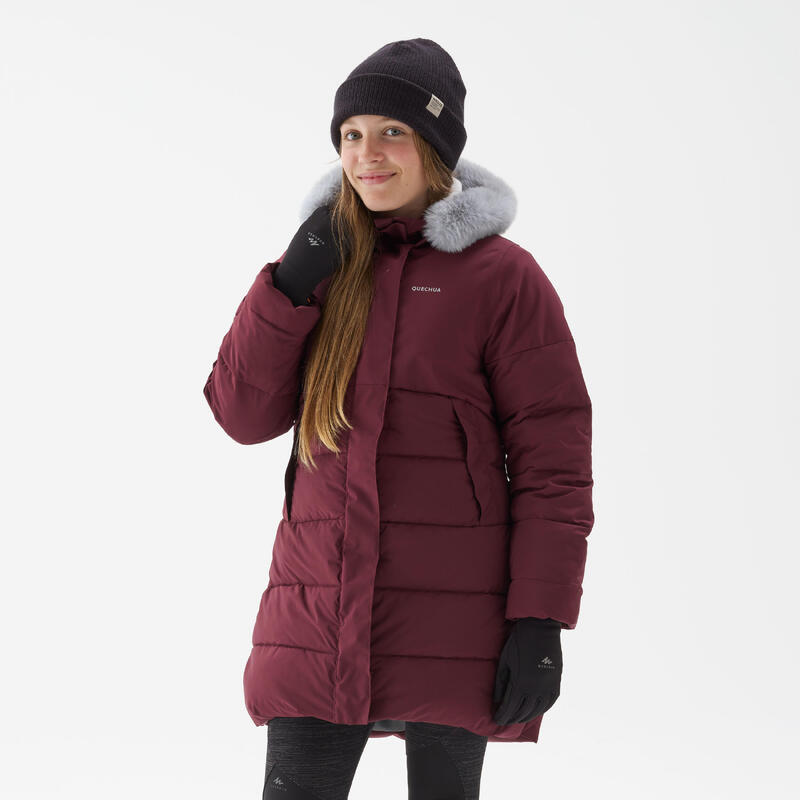 Winterjacke Kinder Gr.122-170 wattiert wasserdicht warm bis -8°C Wandern - SH500