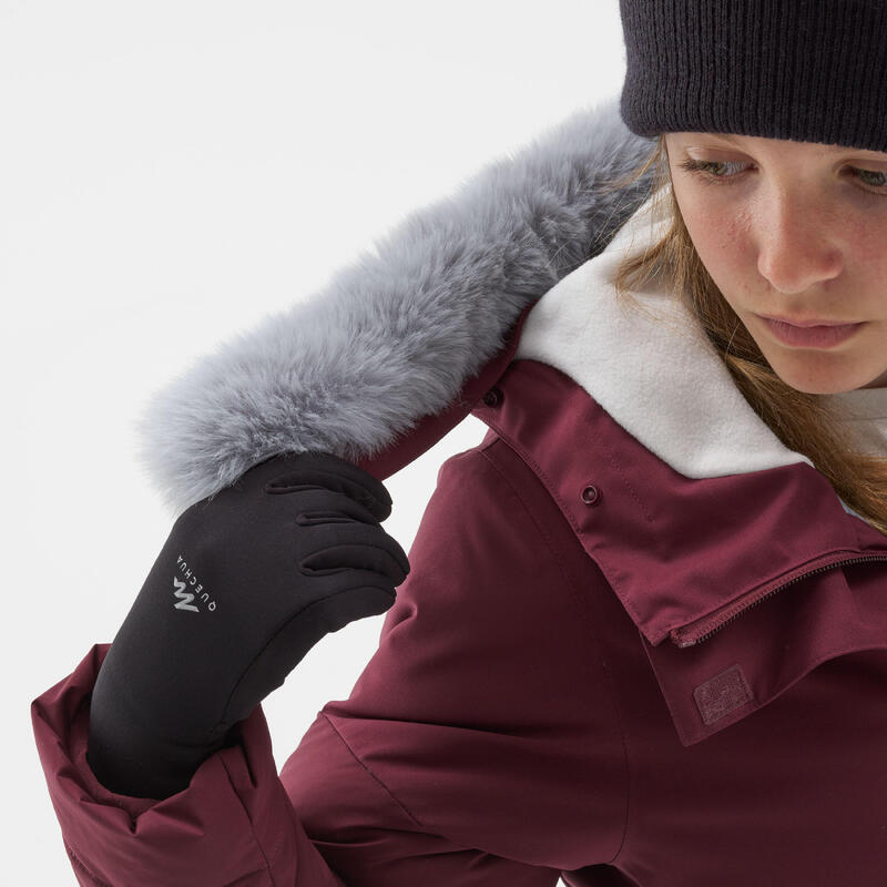 Çocuk Outdoor Şişme Mont - 7/15 Yaş - Bordo - NH500