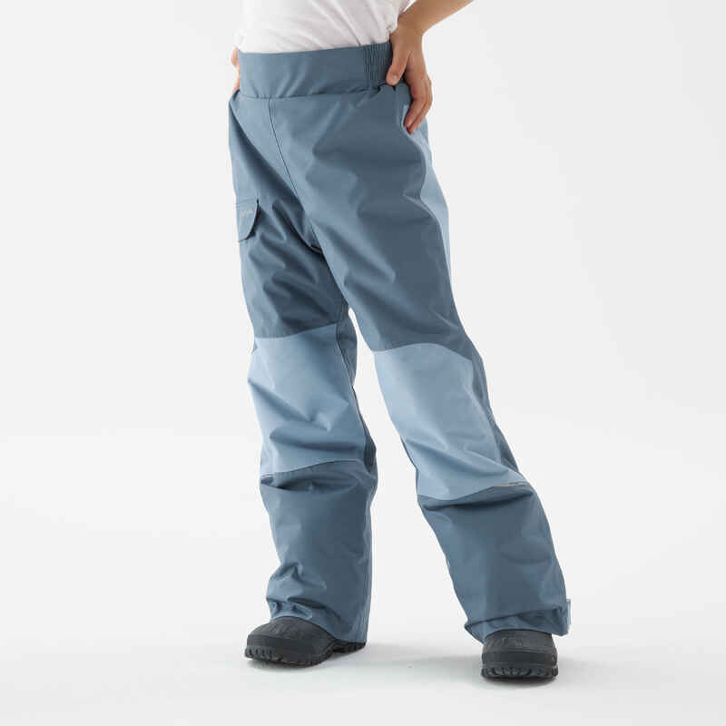 Winterhose Kinder Gr. 92–116 warm Winterwandern - SH500 Mountain blau