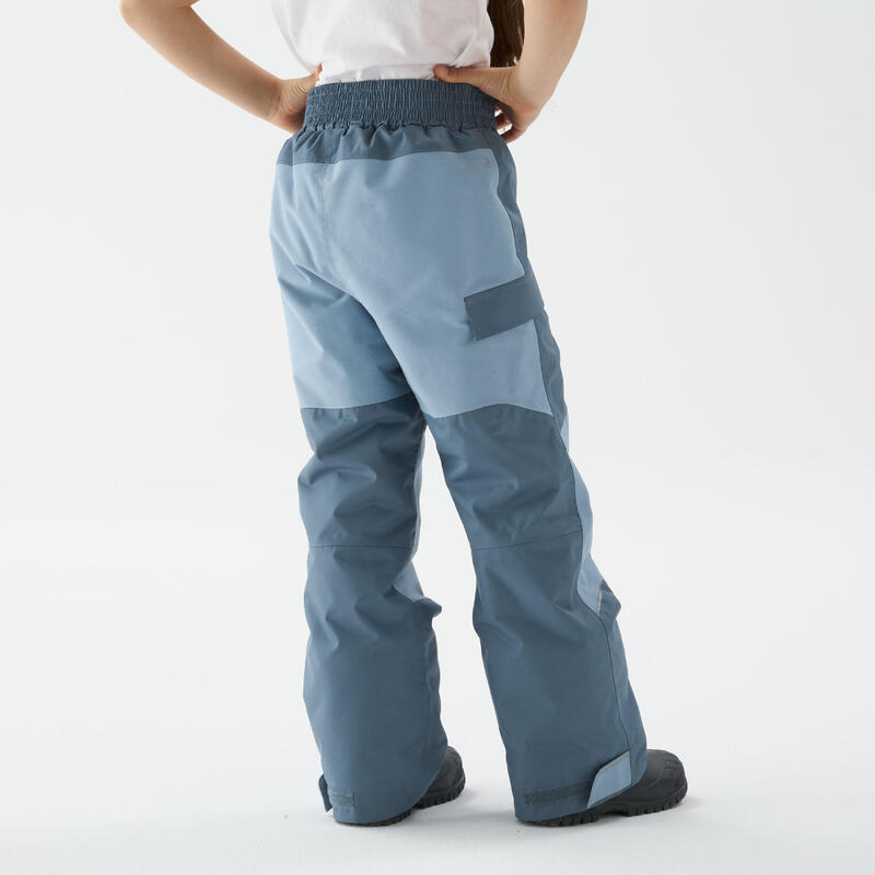 Pantaloni caldi montagna bambino SH500 MOUNTAIN blu