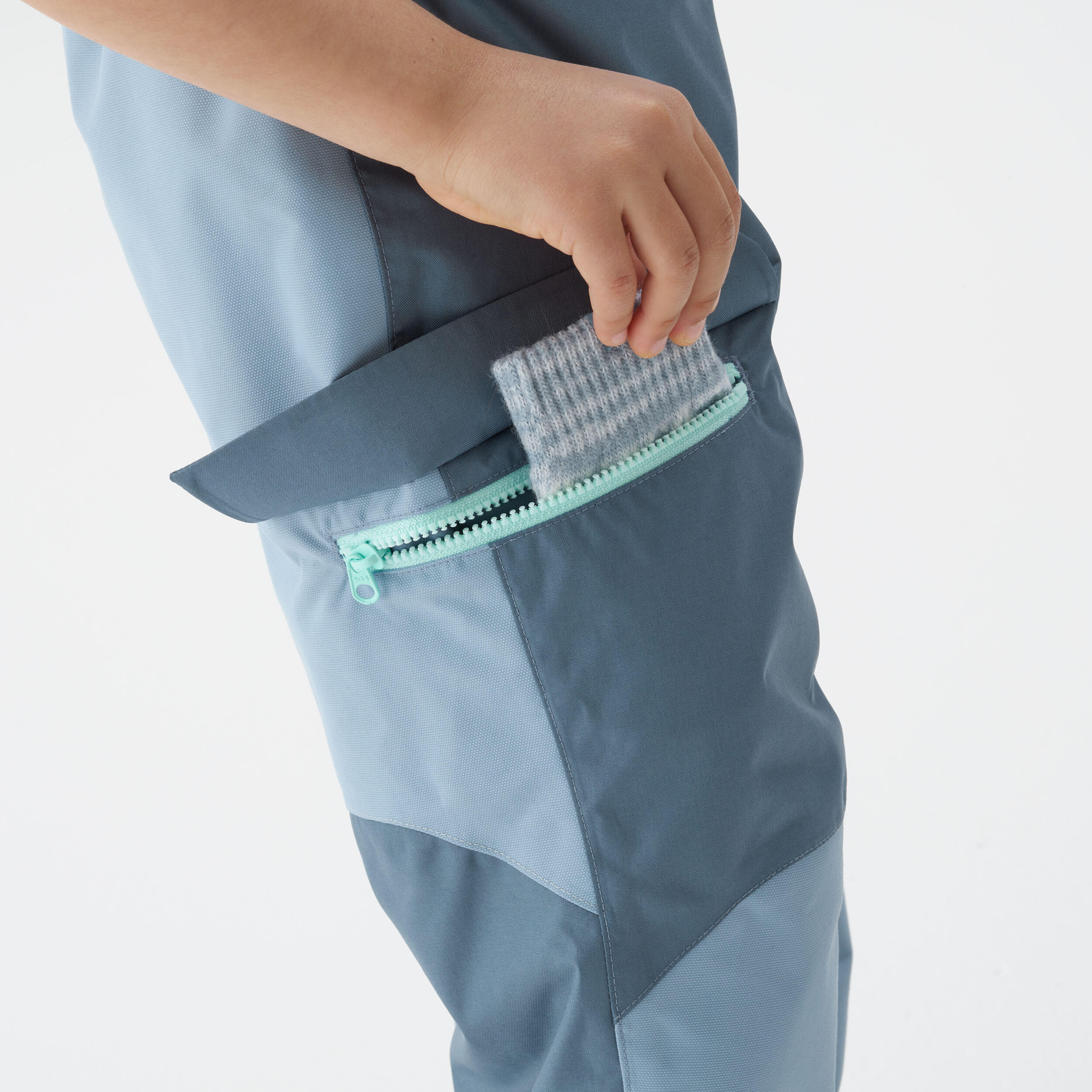 Kids’ Warm and Waterproof Hiking Pants, SH 500 Age 2–6 - QUECHUA