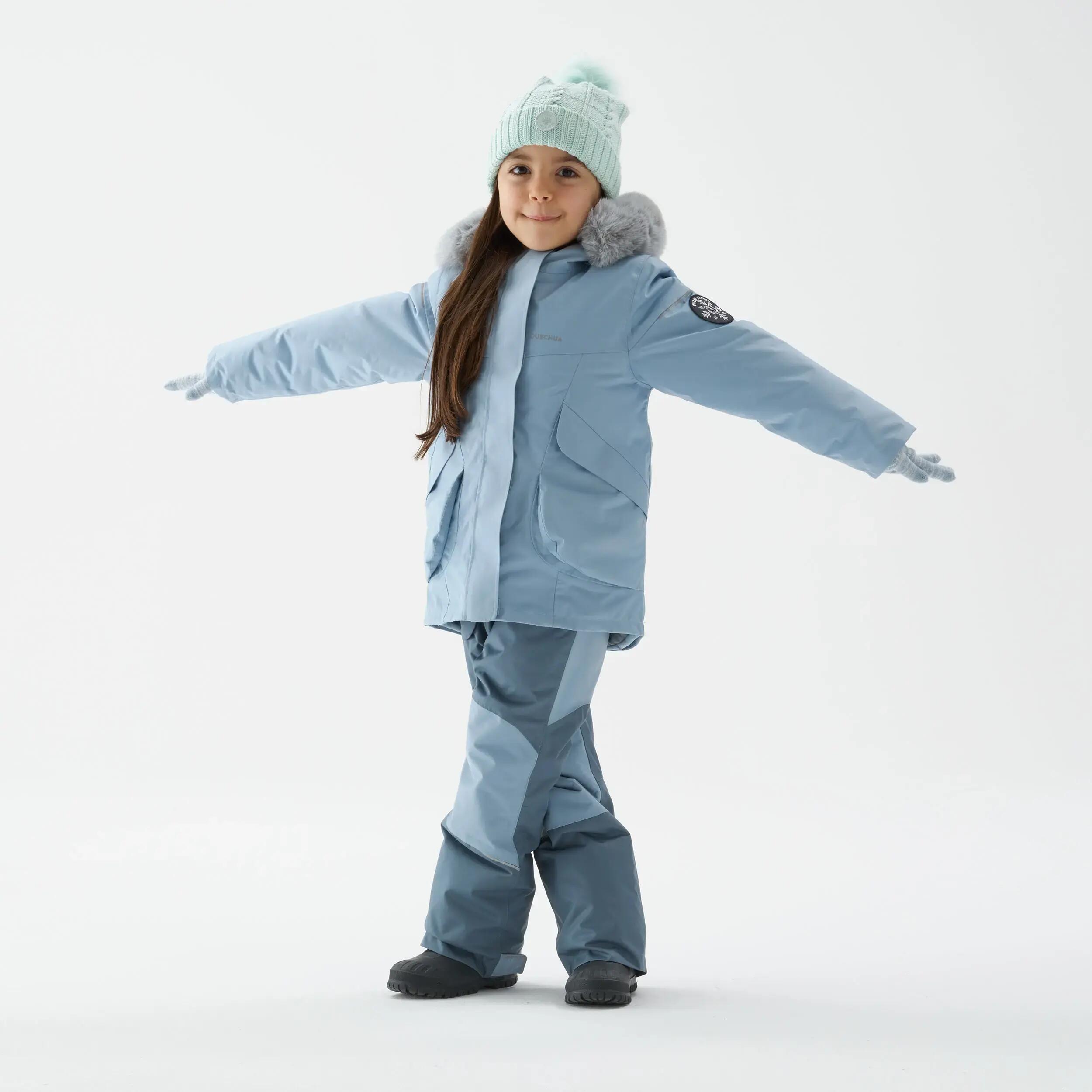 Çocuk Outdoor Pantolon - 2/6 Yaş - Mavi/Gri - SH500 Mountain 3/13
