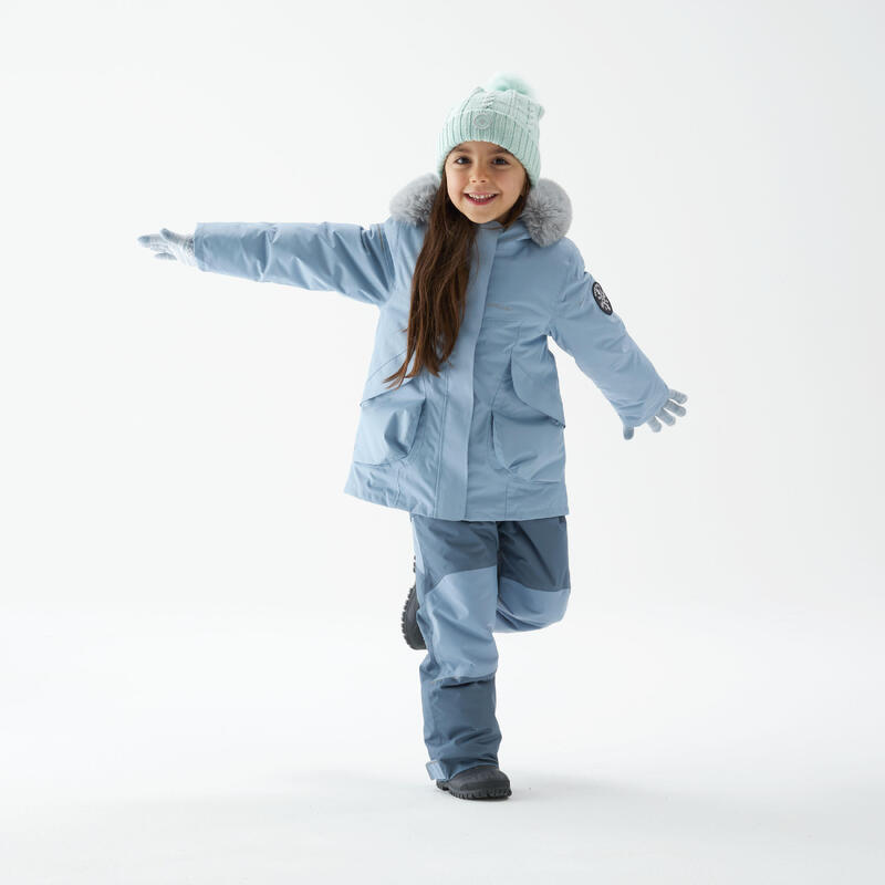 Warme wandelparka SH500 MOUNTAIN kinderen 2 - 6 jaar