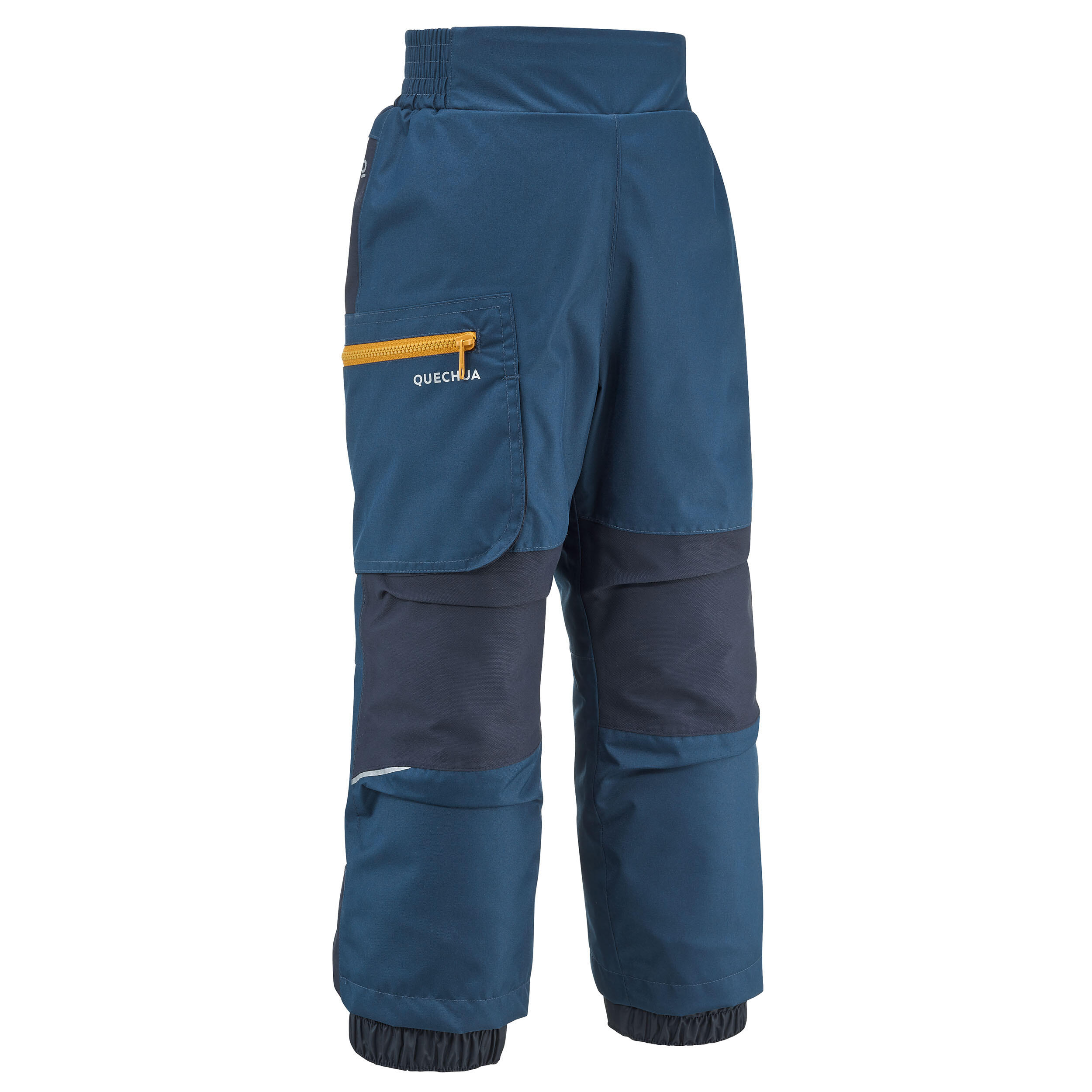  Pantalon Iarnă Călduros și Impermeabil Drumeție SH500 MOUNTAIN Albastru Copii 