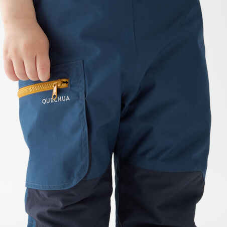 Kids’ Warm Waterproof Hiking Trousers - SH500 MOUNTAIN - Ages 2-6