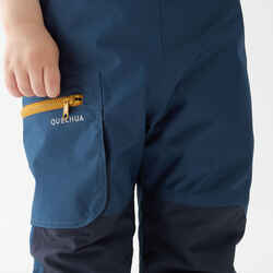 Kids’ Warm Waterproof Hiking Trousers - SH500 MOUNTAIN - Ages 2-6