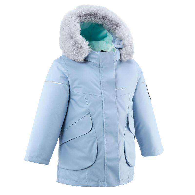 Warme wandelparka SH500 MOUNTAIN kinderen 2 - 6 jaar