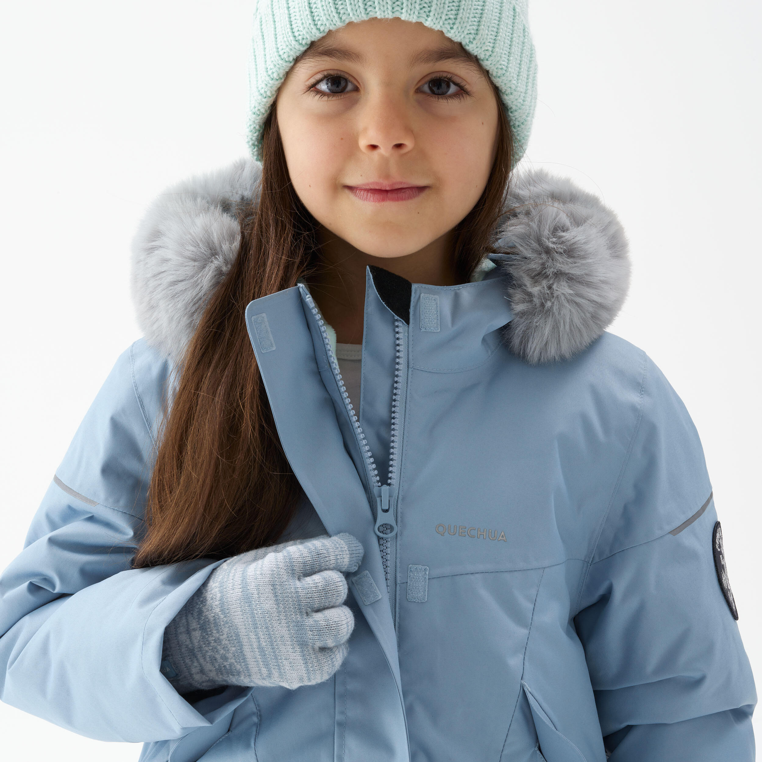Parka de randonnée chaud enfant, SH 500 Âge 2-6 ans 8/18