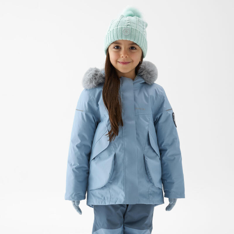 Winterjacke Parka Kinder Gr. 92–116 warm Winterwandern - SH500 Mountain