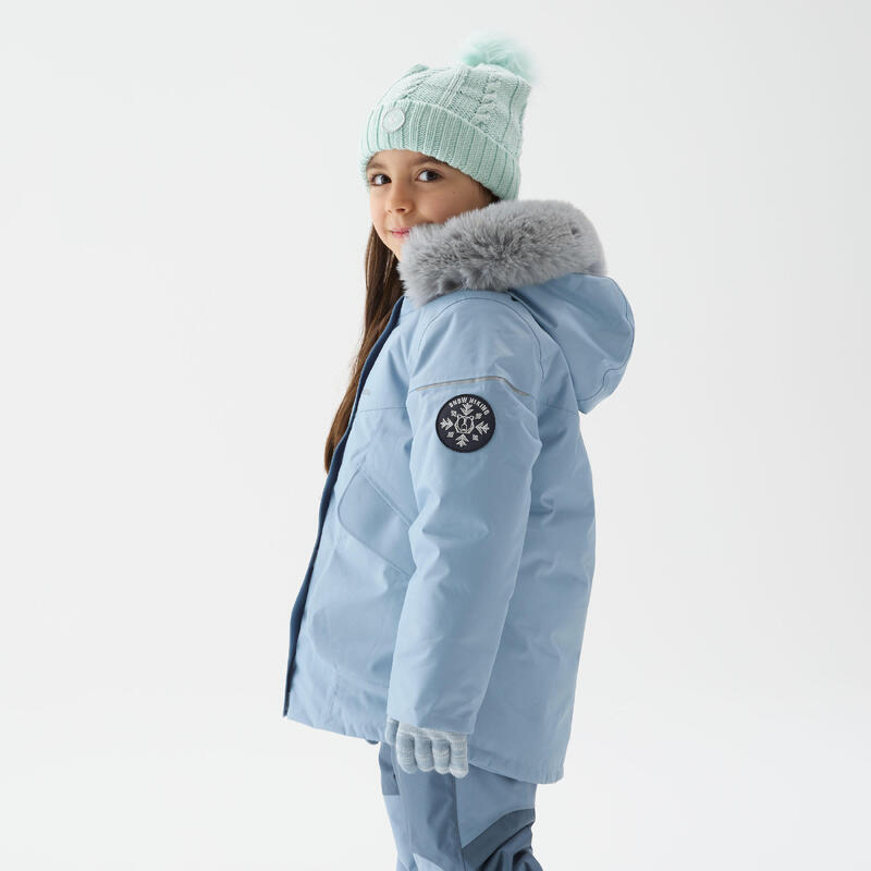 Warme wandelparka SH500 MOUNTAIN kinderen 2 - 6 jaar