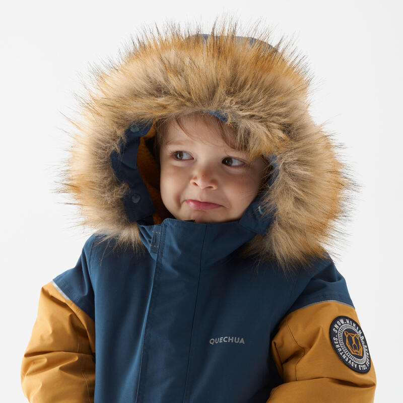 Warme wandelparka SH500 MOUNTAIN kinderen 2 - 6 jaar