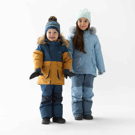 Kids’ Warm Waterproof Hiking Trousers - SH500 MOUNTAIN - Ages 2-6