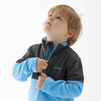 جاكيت للتنزه صوف للأولاد 2-6 سنوات - MH120 أزرق ورمادي
