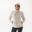 Veste polaire chaude de randonnée - MH500 beige - enfant 7-15 ans
