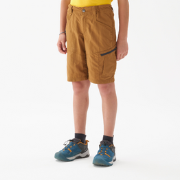 Short de randonnée enfant 7-15 ans, MH500 marron