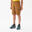 Short de randonnée - MH500 marron foncé - enfant 7-15 ans