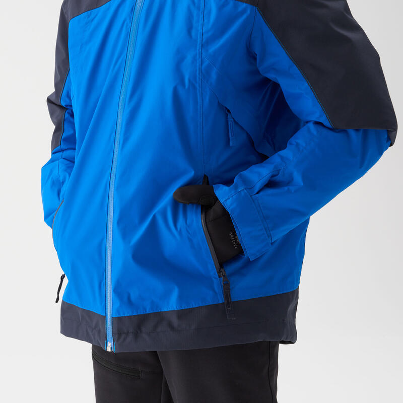 VESTE 3en1 CHAUDE ET IMPERMÉABLE DE RANDONNÉE -SH500 MTN -8°C - ENFANT 7-15 ANS