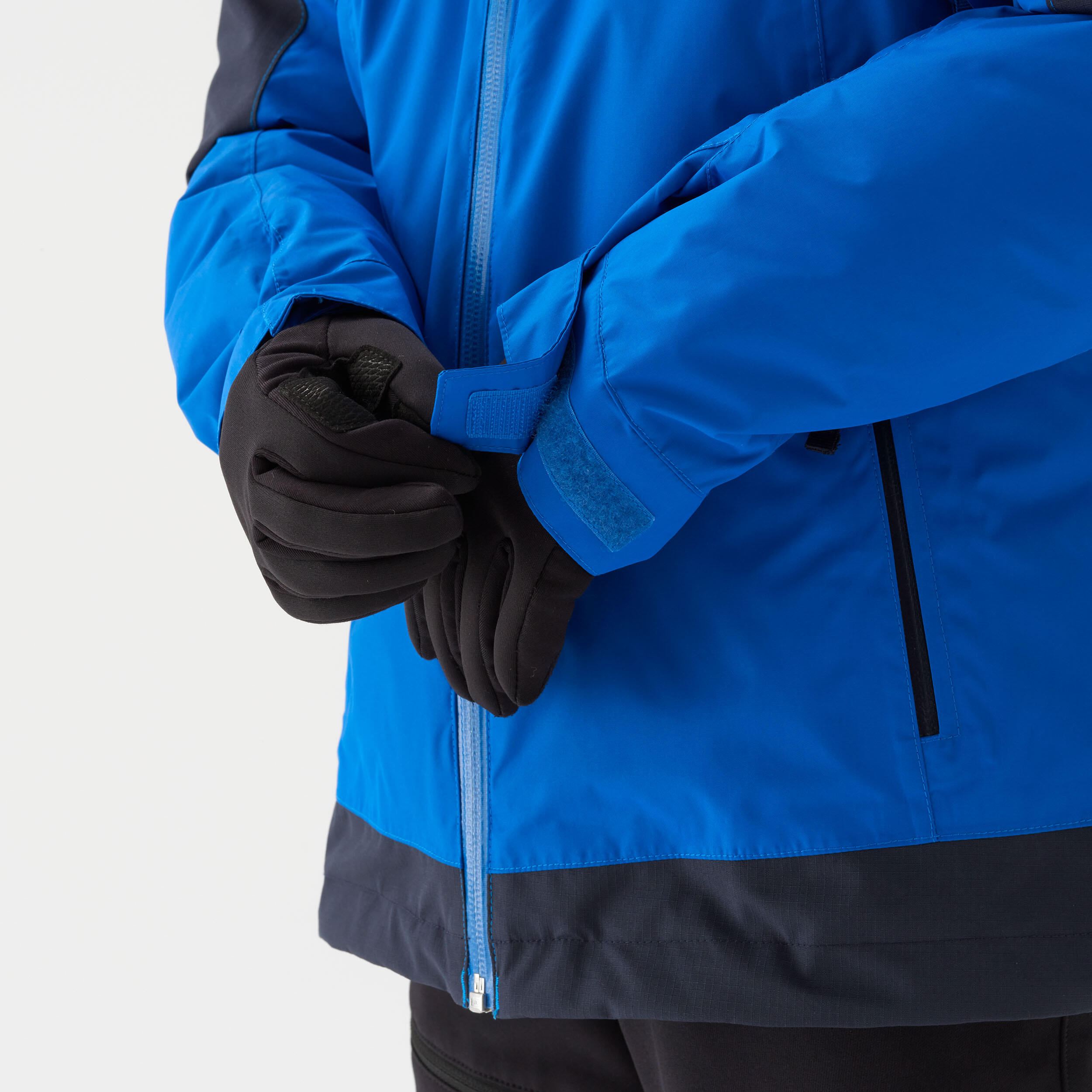 KIDS’ WARM AND WATERPROOF 3-in-1 HIKING JACKET - SH500  MT -8°C - 7-15 YEARS  13/15
