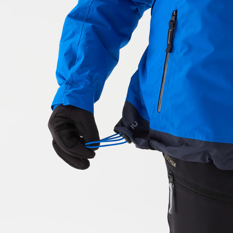 VESTE 3en1 CHAUDE ET IMPERMÉABLE DE RANDONNÉE -SH500 MTN -8°C - ENFANT 7-15 ANS