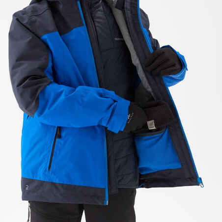 KIDS’ WARM AND WATERPROOF 3-in-1 HIKING JACKET - SH500  MT -8°C - 7-15 YEARS 