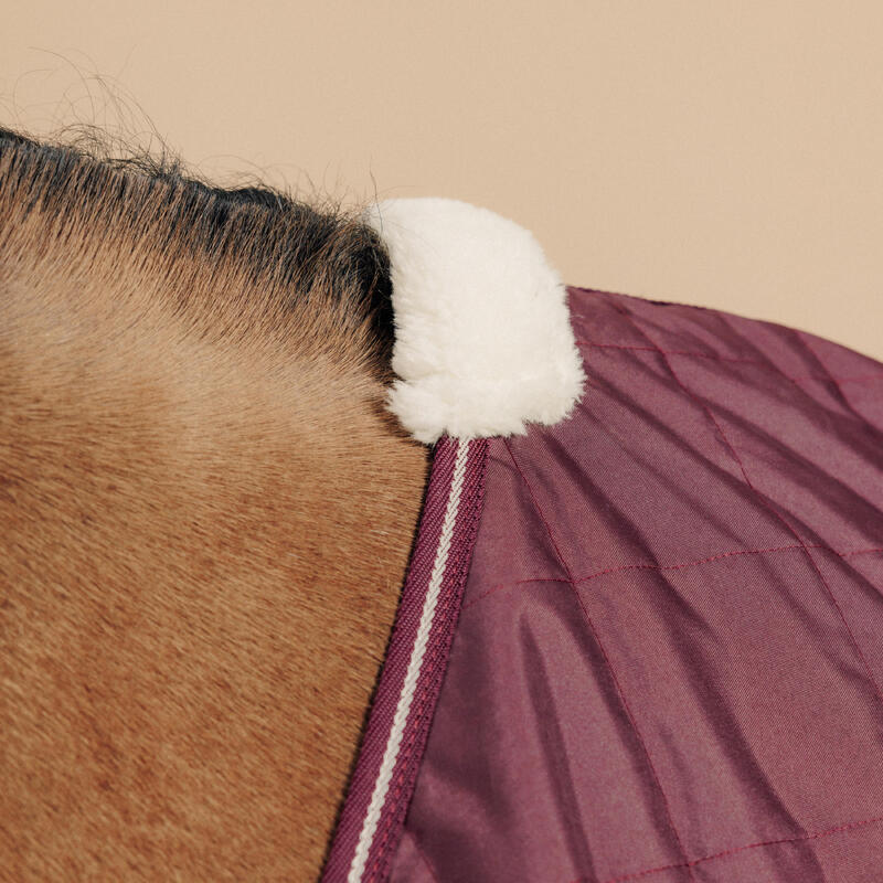 Stájová deka pro koně a poníky Combo 50g vínová