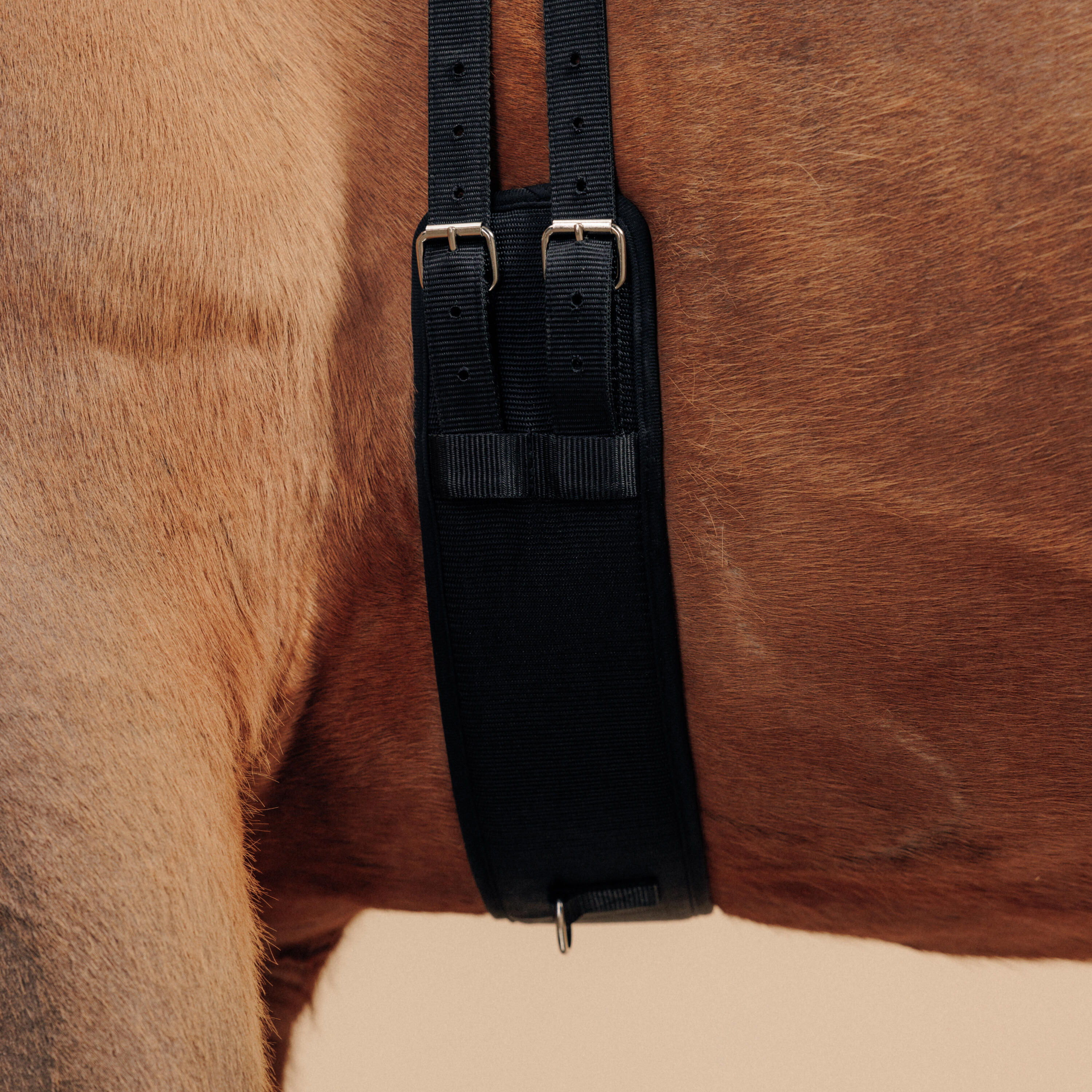 Surfaix de travail équitation pour cheval et poney - noir - FOUGANZA