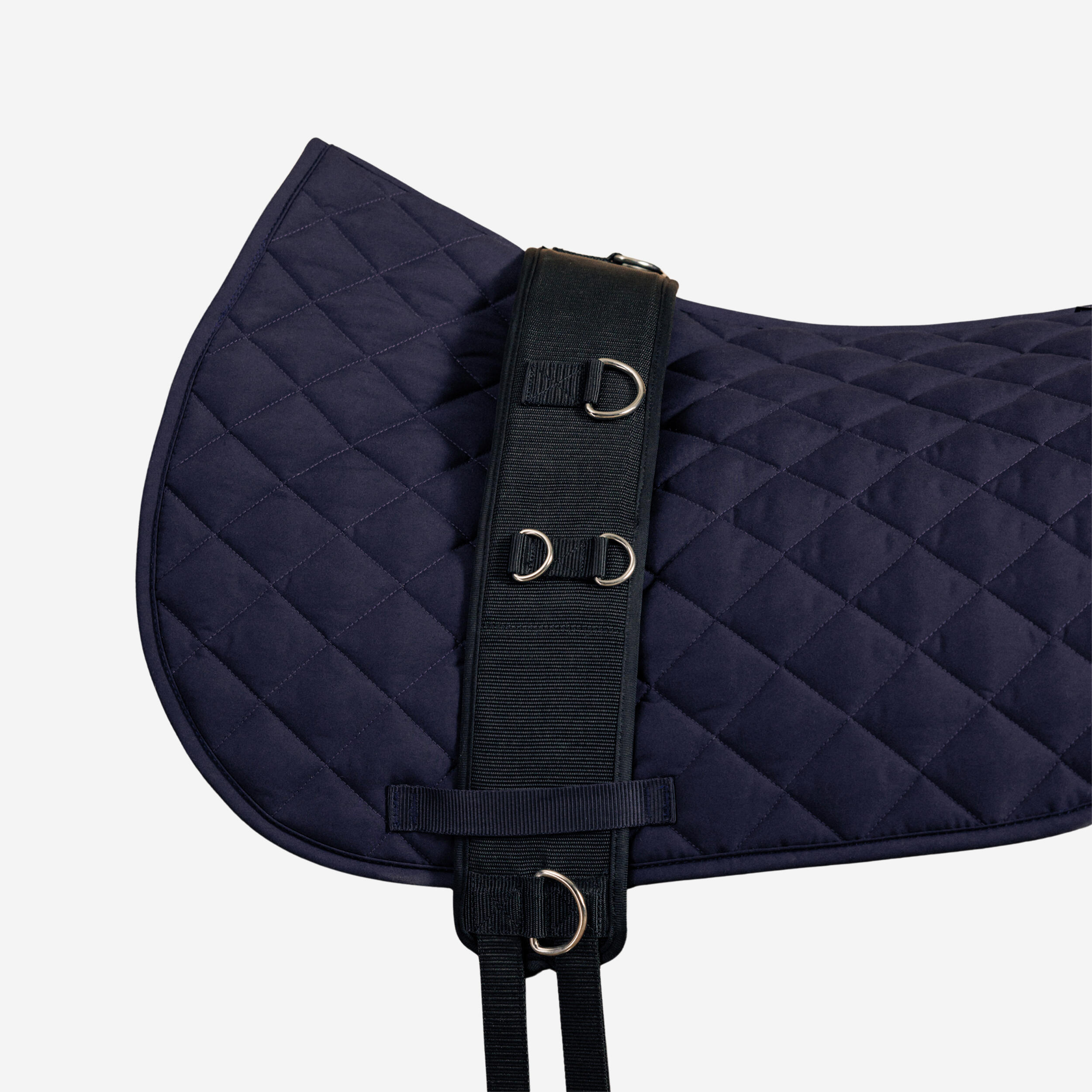 Decathlon | Sopraccinghia equitazione cavallo e pony nero |  Fouganza