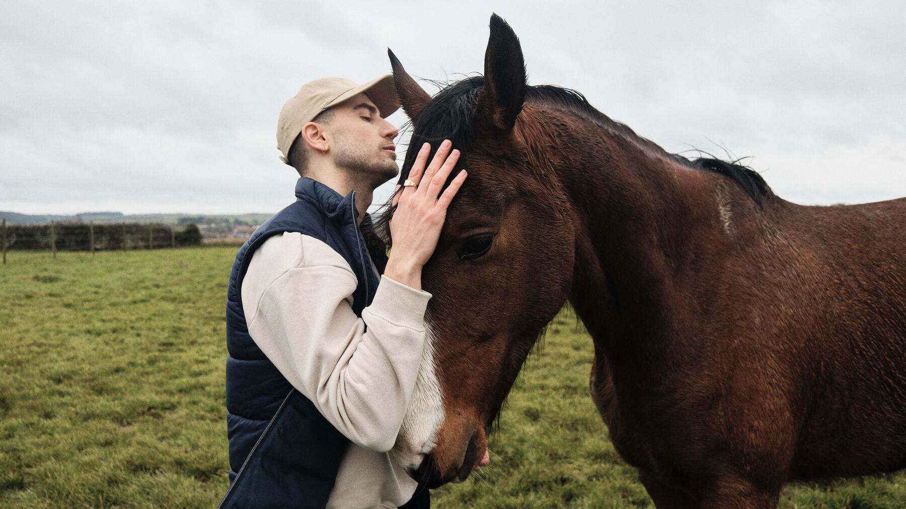 temperamentvolles pferd reiten
