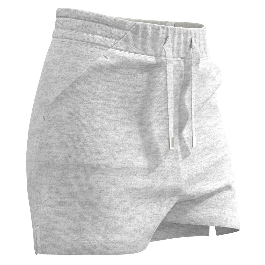 Shorts Damen Baumwolle mit Tasche - 520 mintgrün 