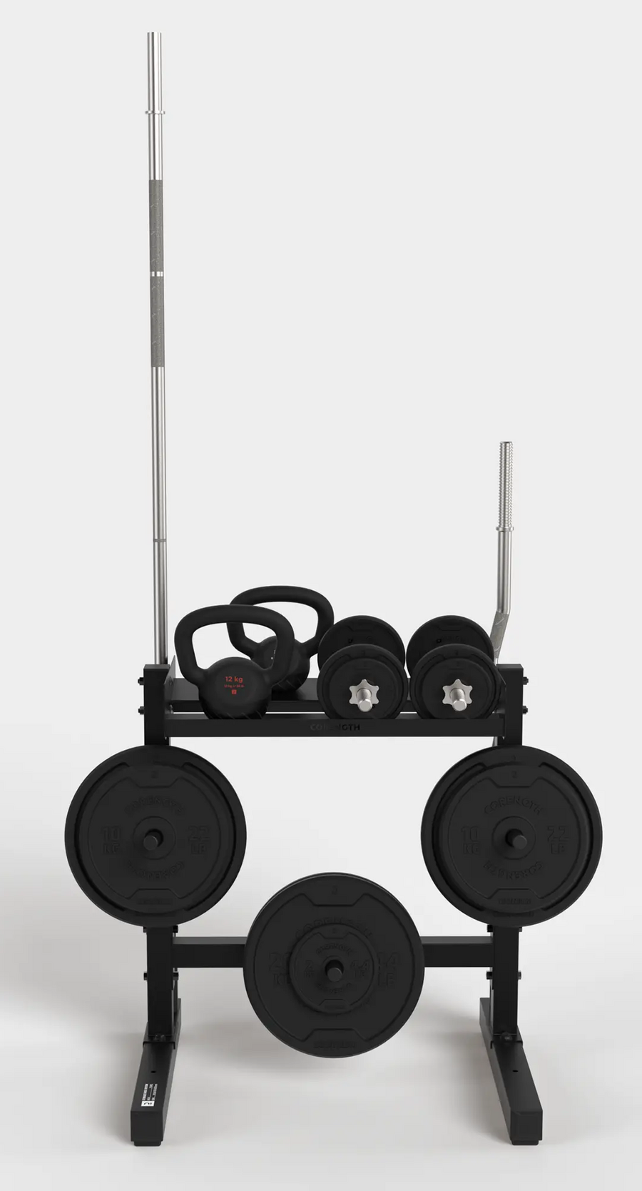 RACK DE STOCKAGE BARRES ET POIDS MUSCULATION  CORENGTH DOMYOS DECATHLON notice, réparation