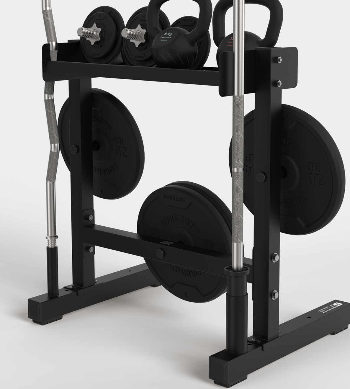 OPBERGREK VOOR GEWICHTEN EN STANGEN VOOR KRACHTTRAINING CORENGTH DOMYOS DECATHLON handleiding, reparatie