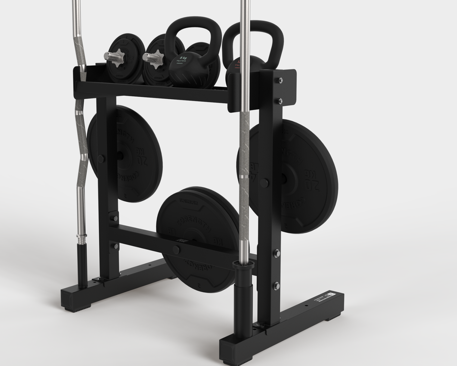 OPBERGREK VOOR GEWICHTEN EN STANGEN VOOR KRACHTTRAINING CORENGTH DOMYOS DECATHLON handleiding, reparatie
