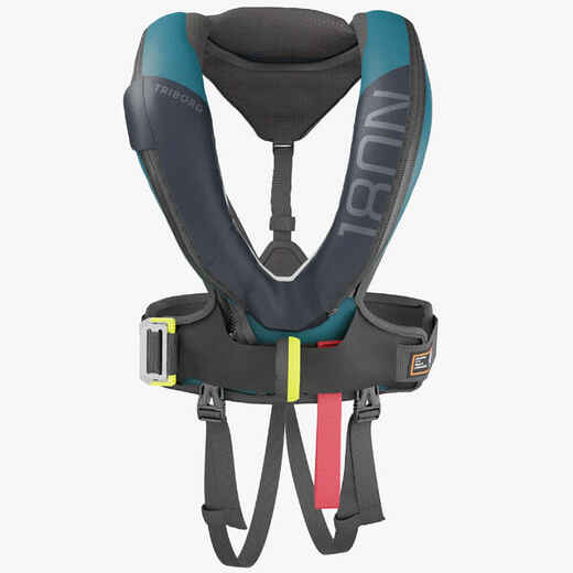 
      Automatic Life Jacket LJ 180N OFFSHORE + Harness Black / Petrol
  