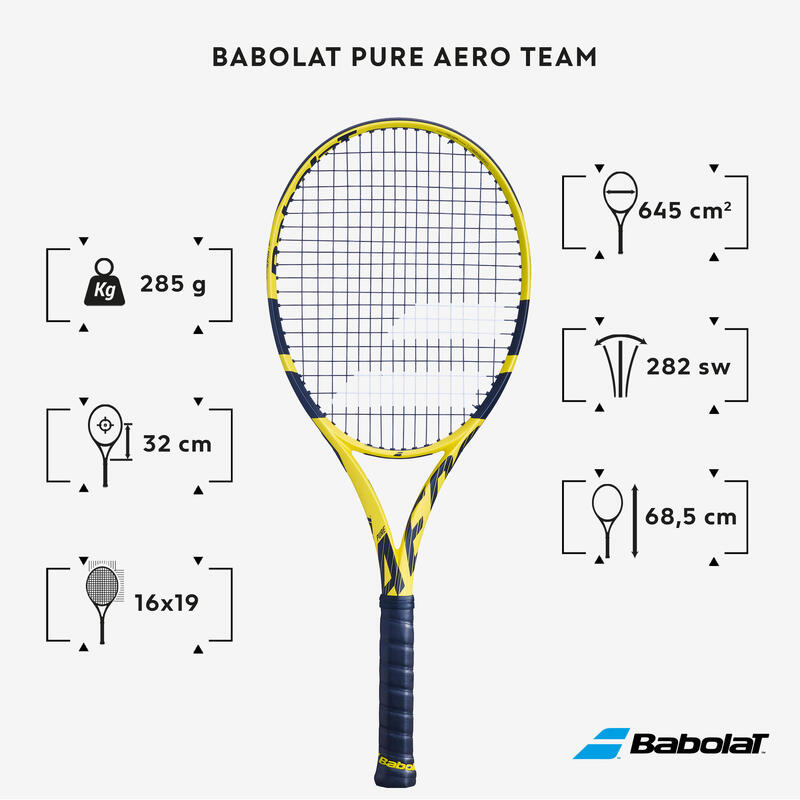 Babolat Tennisschläger Damen/Herren - Pure Aero Team 285 g besaitet