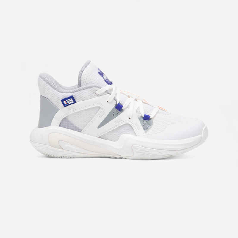 Kinder Basketball Schuhe halbhoch Golden State Warriors - 900 NBA Mid-3 weiss