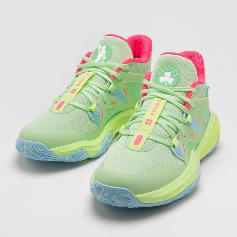 Kids' Basketball Shoes 900 NBA MID-3 - Boston Celtics/Green