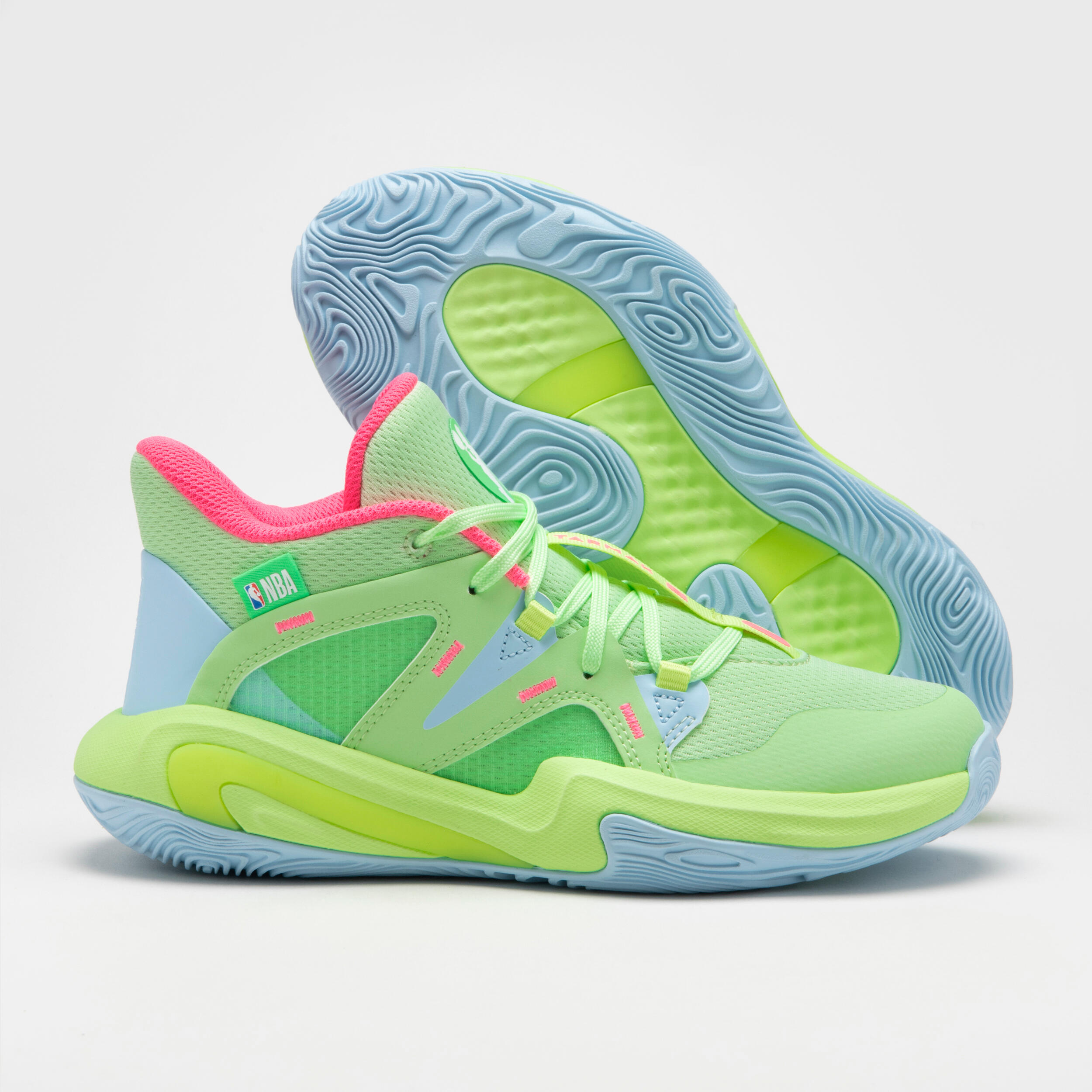 Kids' Basketball Shoes 900 NBA MID-3 - Boston Celtics/Green 10/10