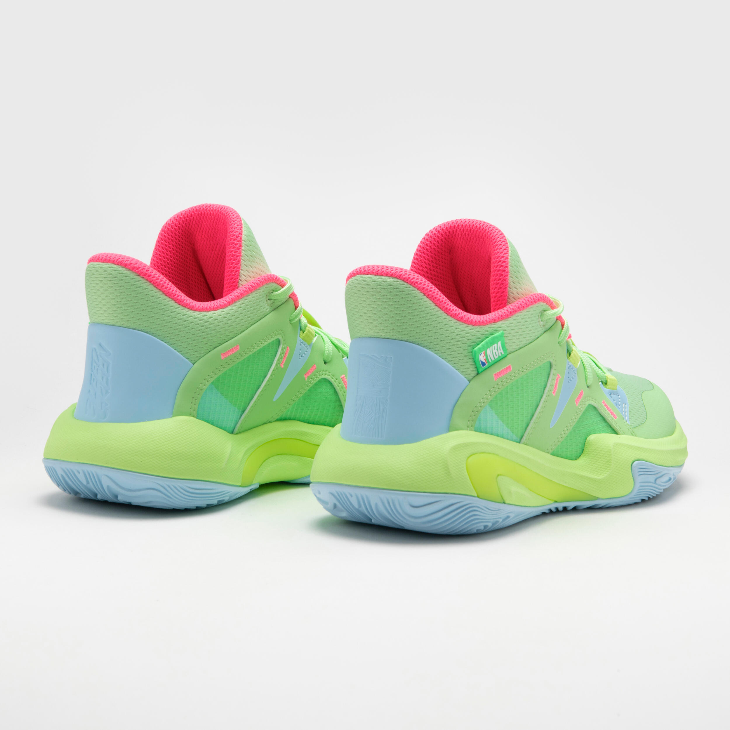 Kids' Basketball Shoes 900 NBA MID-3 - Boston Celtics/Green 5/10