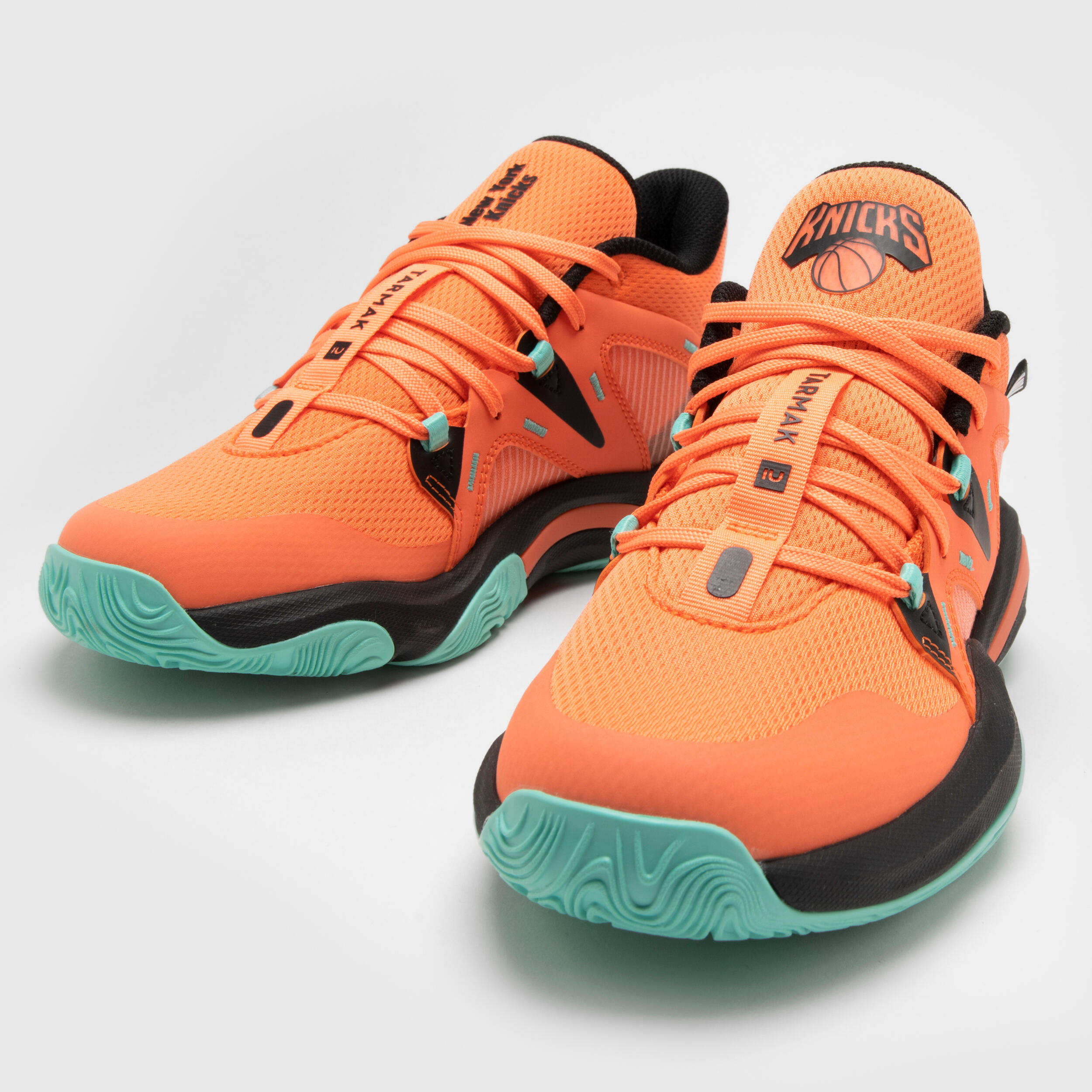 Kids' Basketball Shoes 900 NBA MID-3 - New York Knicks/Orange 8/10