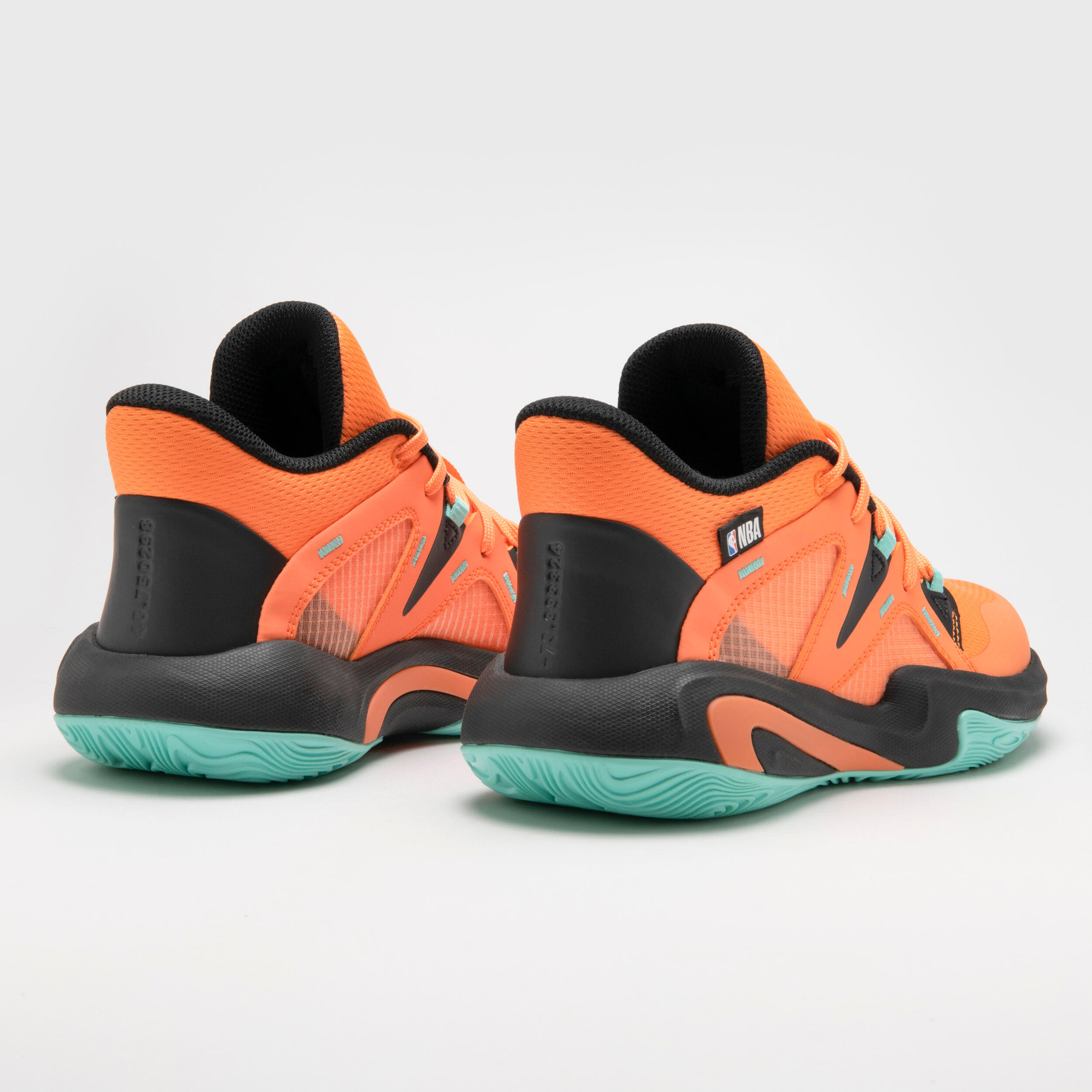 Kids' Basketball Shoes 900 NBA MID-3 - New York Knicks/Orange 5/10