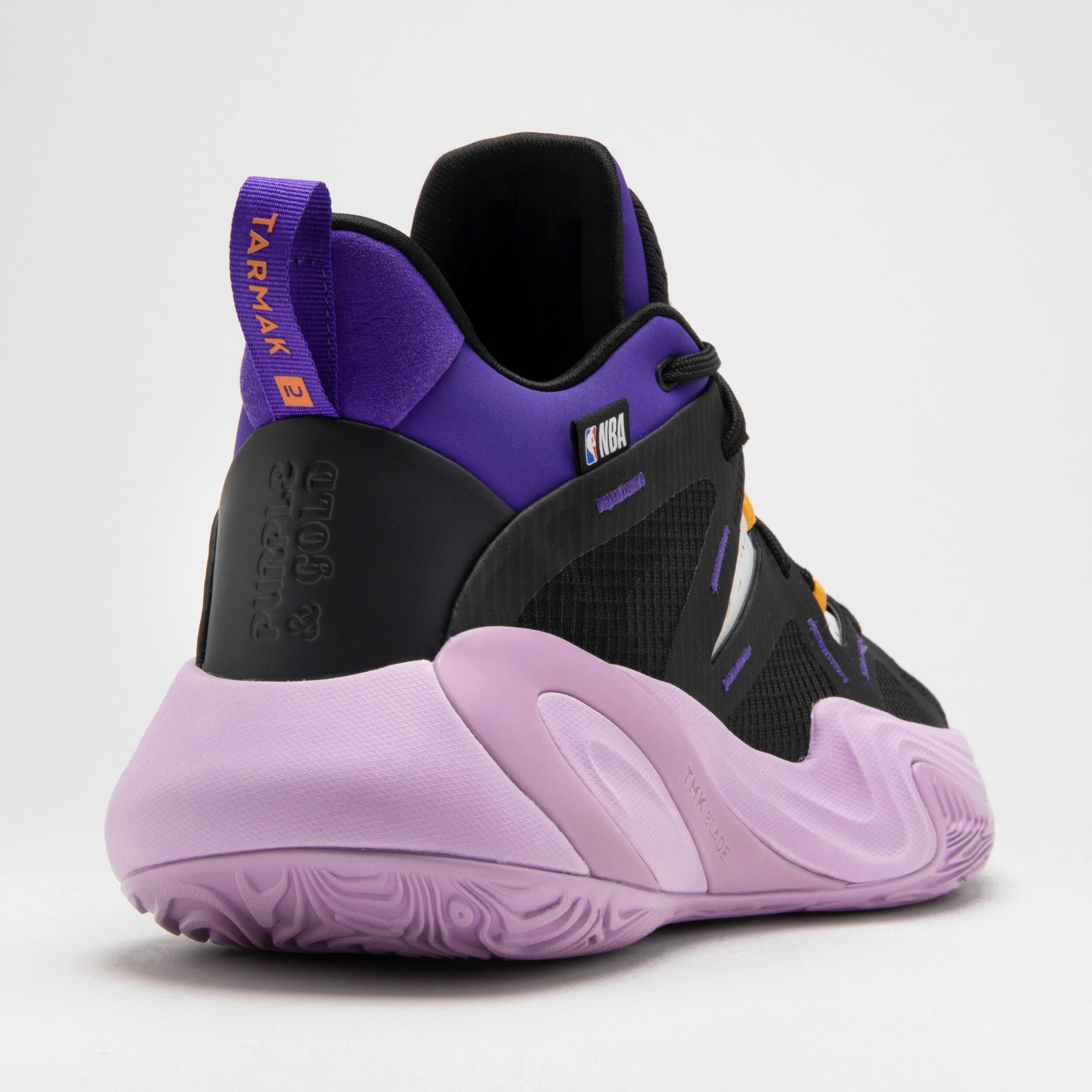 Men's/Women's Basketball Shoes 900 NBA MID-3 - Los Angeles Lakers/Black 5/9