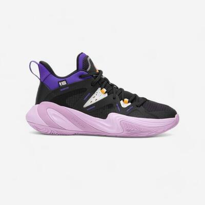 ZAPATILLAS DE BALONCESTO LOS ANGELES LAKERS UNISEX - 900 NBA MID-3 NEGRO