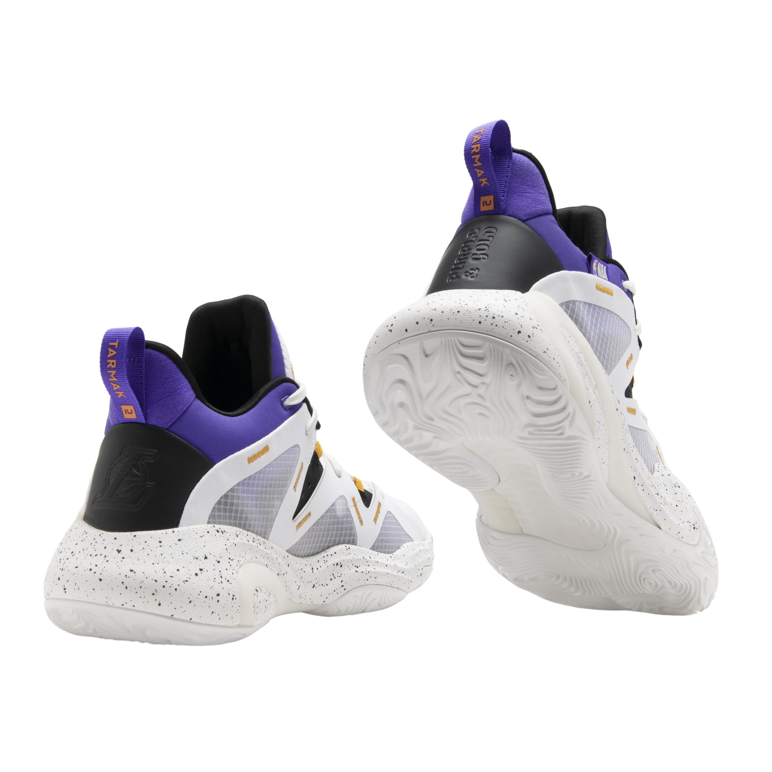 ZAPATILLAS DE BALONCESTO LOS ANGELES LAKERS UNISEX -  900 NBA MID-3 BLANCO 13/29