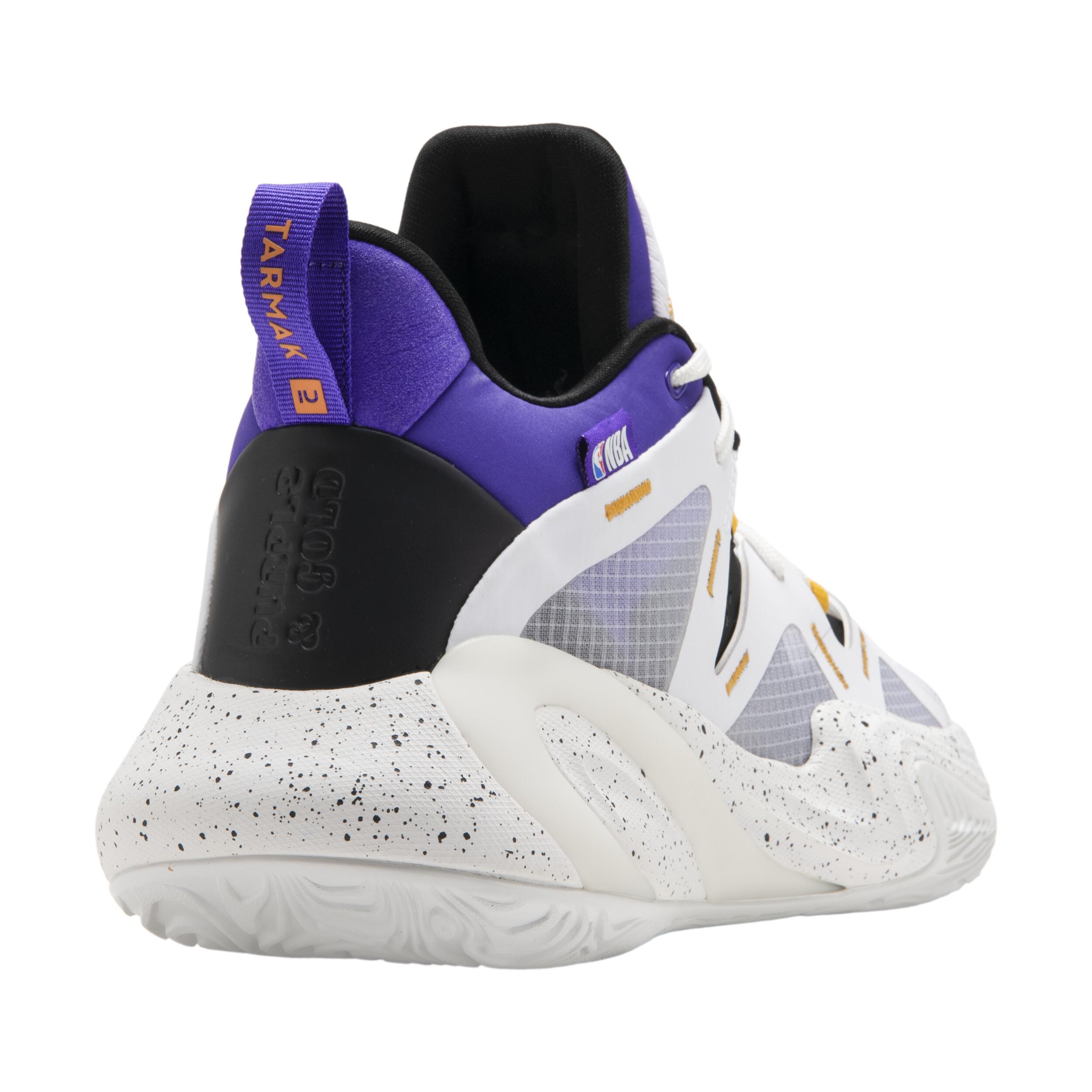ZAPATILLAS DE BALONCESTO LOS ANGELES LAKERS UNISEX -  900 NBA MID-3 BLANCO 14/29